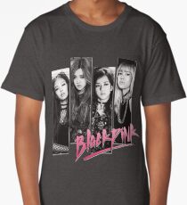 BLACKPINK Vintage Grunge T-Shirt Long T-Shirt