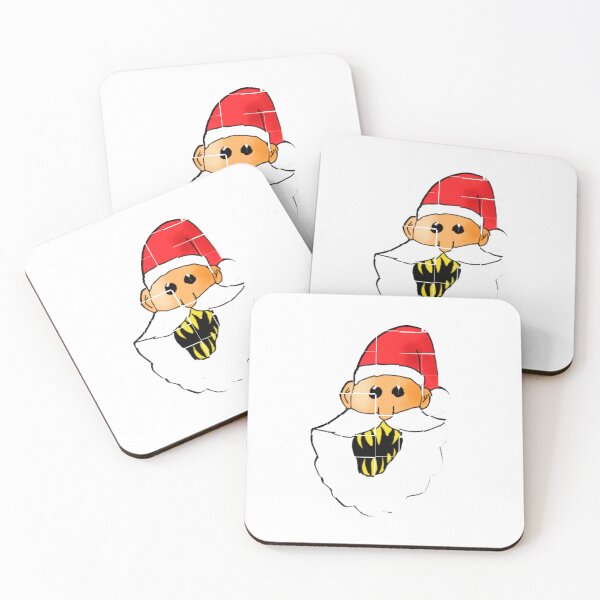 Item preview, Tile evil Santa Claus art  designed and sold by Coffeemerc117.