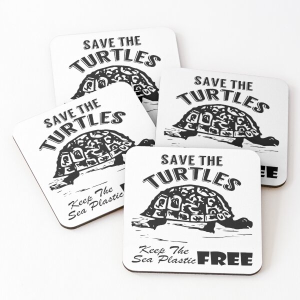 Item preview, Save the turtles keep the sea plastic free shirts, Save the turtles keep the sea plastic free masks, Save the turtles keep the sea plastic free stickers  designed and sold by Poussyarts.