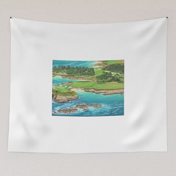 Item preview, Pebble Beach 15th Hole-South designed and sold by Jane Girardot.