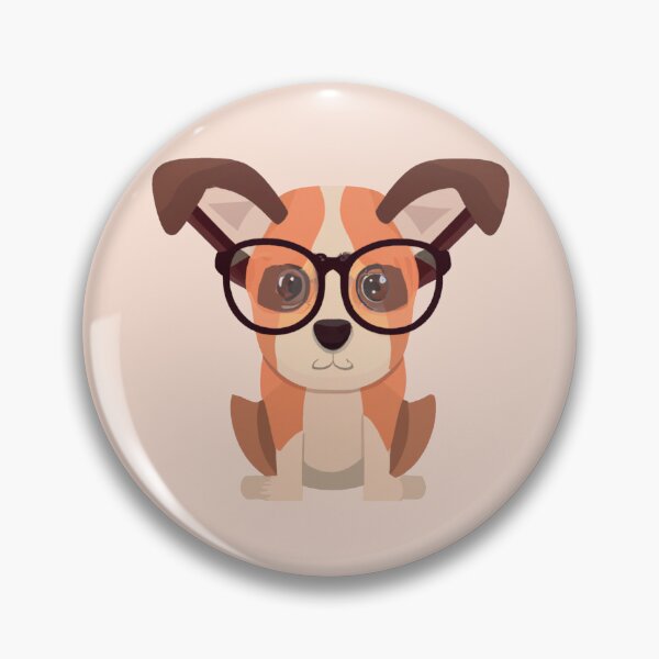Item preview, Cute Dog | Puppy | Glasses | Dog wearing glasses | Adorable | Cute | Back to school | Pet | Dog Mom designed and sold by Envisionaries1.