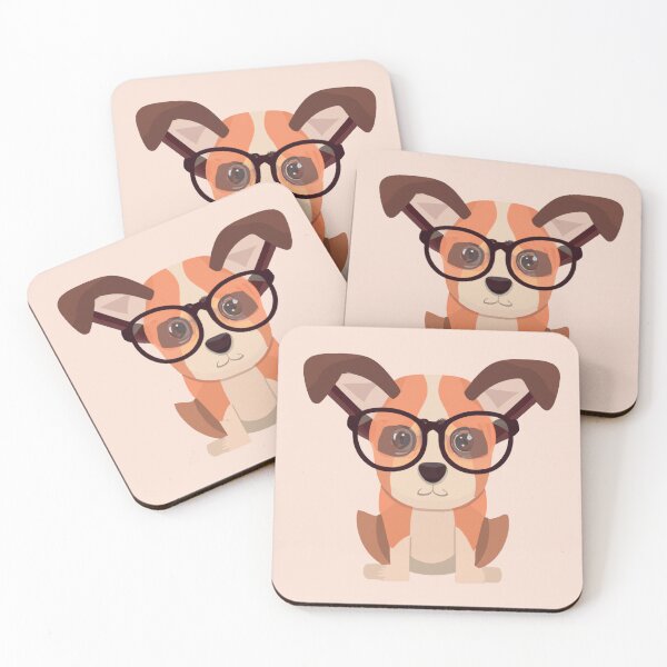 Item preview, Cute Dog | Puppy | Glasses | Dog wearing glasses | Adorable | Cute | Back to school | Pet | Dog Mom designed and sold by Envisionaries1.