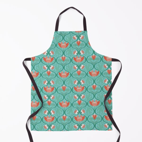 Item preview, Victorian Era Florals No 3. Bermuda and Red Orange CP22082c designed and sold by Carina Parry Studios.