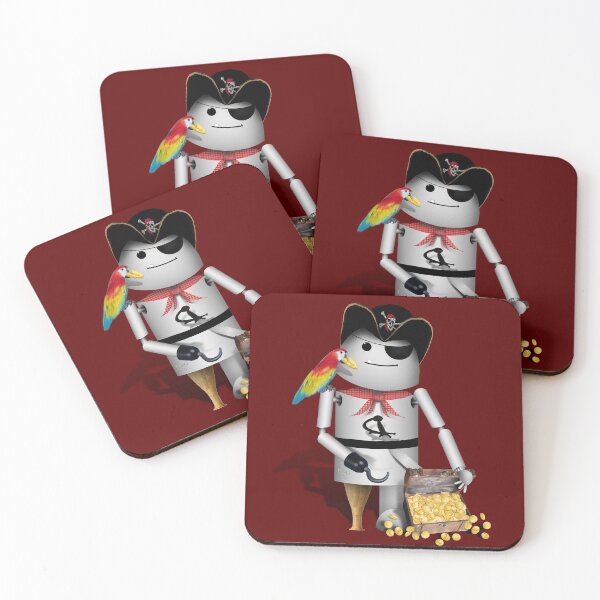 Item preview, Robo-x9 Pirate with Treasure Chest designed and sold by Gravityx9.
