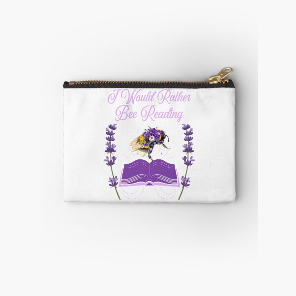 Item preview, I Would Rather Bee Reading With Cute Bumble Bee and Flowers Reading A Book designed and sold by GarnersDesigns.