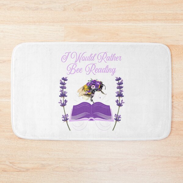 Item preview, I Would Rather Bee Reading With Cute Bumble Bee and Flowers Reading A Book designed and sold by GarnersDesigns.