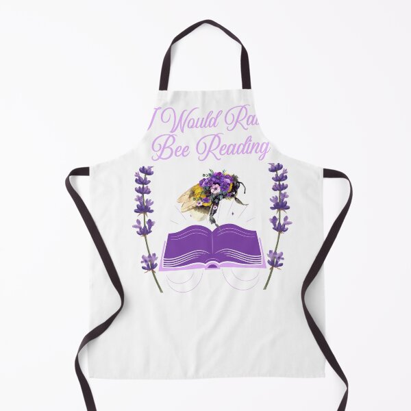 Item preview, I Would Rather Bee Reading With Cute Bumble Bee and Flowers Reading A Book designed and sold by GarnersDesigns.