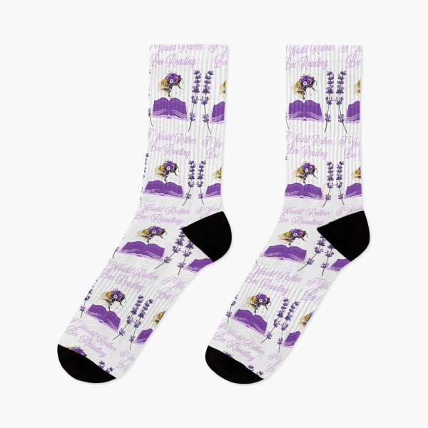 Item preview, I Would Rather Bee Reading With Cute Bumble Bee and Flowers Reading A Book designed and sold by GarnersDesigns.