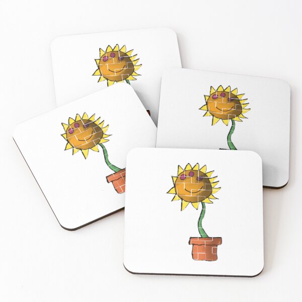 Item preview, Tile sunflower art  designed and sold by Coffeemerc117.