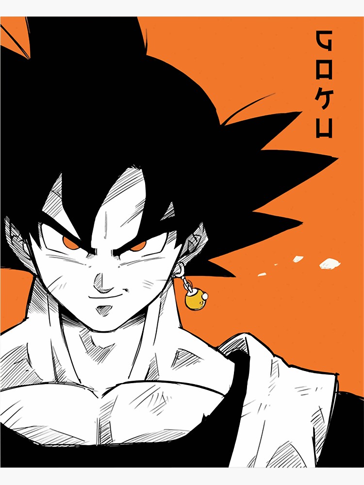 Goku Fusion Potara Fanart Sticker for Sale by SenzuBeanPlug