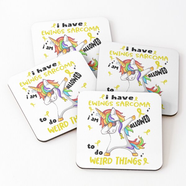 Item preview, Ewings Sarcoma Awareness Funny I have Ewings Sarcoma i'm allowed to do Weird Things! designed and sold by JanetShop809.