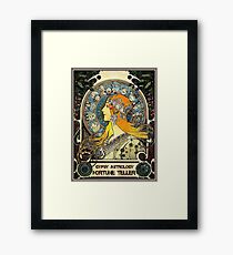 Lámina enmarcada ASTROLOGÍA GYPSY; Vintage Fortune Teller Print