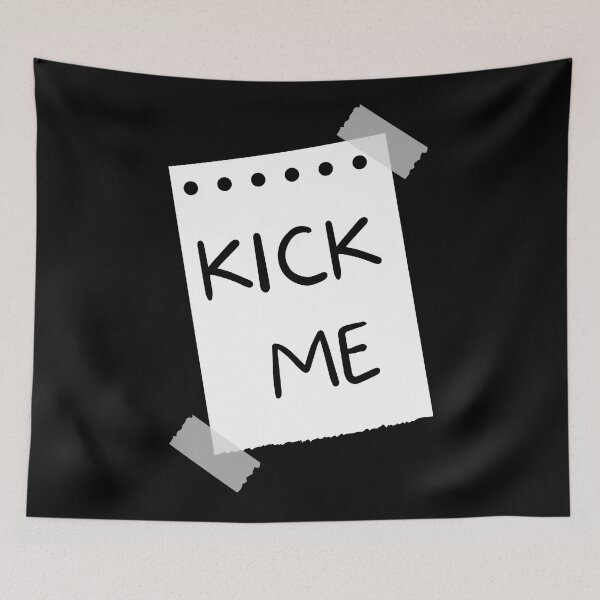 Item preview, Kick Me Sign - Back of Shirt Designs designed and sold by ExpressUrselfCo.