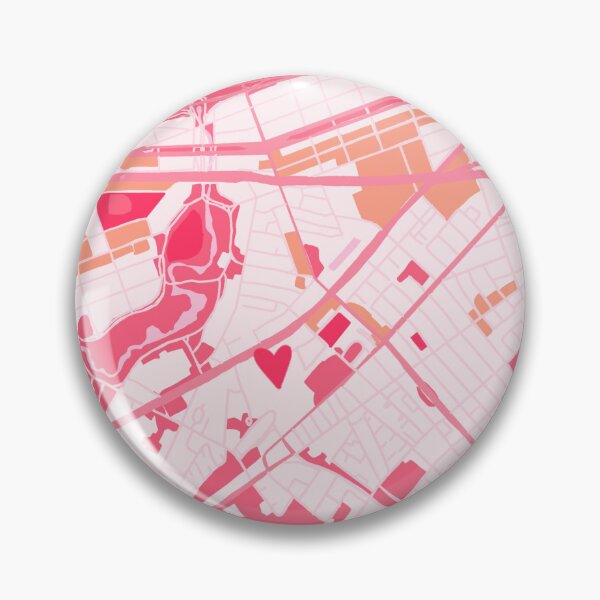 Item preview, Cartel rosa del mapa de boston designed and sold by grayolivia-.