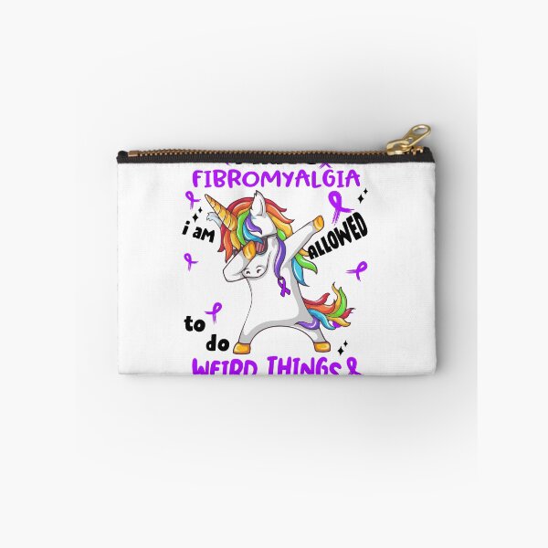 Item preview, Fibromyalgia Awareness Funny I have Fibromyalgia i'm allowed to do Weird Things! designed and sold by JanetShop809.