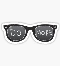 DO MORE Sunglasses Sticker