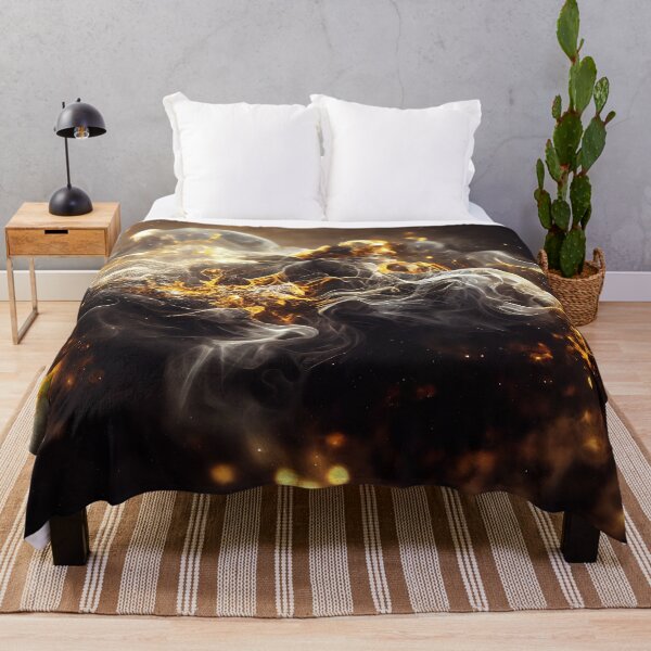 Item preview, Fantastic Nebula Abstract 5 - Gold and Black designed and sold by lematworks.
