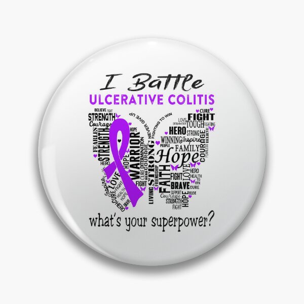 Item preview, Ulcerative Colitis Warrior - I Battle Ulcerative Colitis What is your Superpower? designed and sold by KirstybShop.