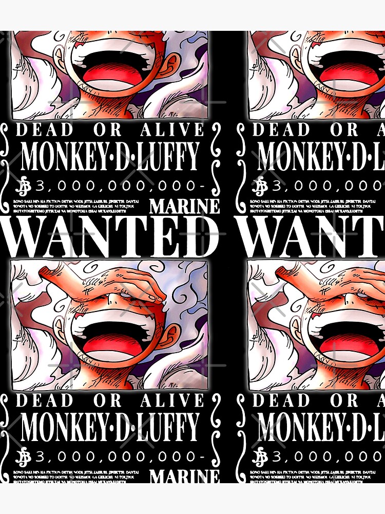 Disover Luffy Wanted Poster Gear 5 Backpack