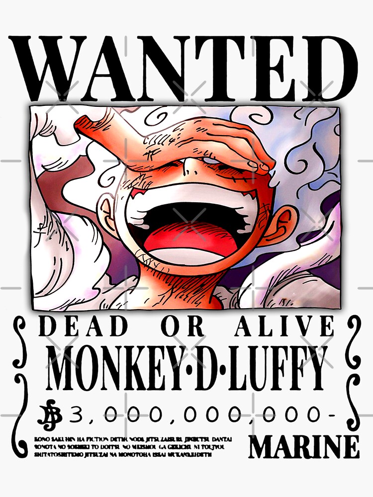 One Piece Wanted Poster - Luffy Gear 5