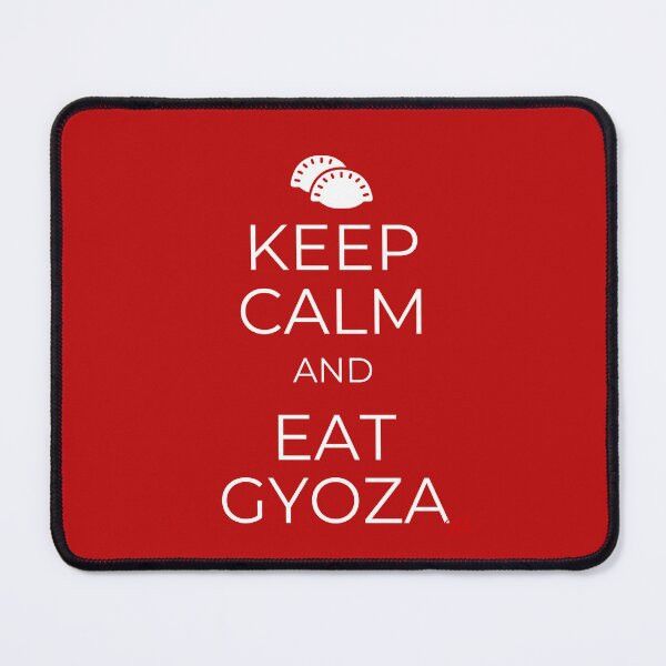 Item preview, Keep Calm and Eat Gyoza (Dark version) designed and sold by royumi.