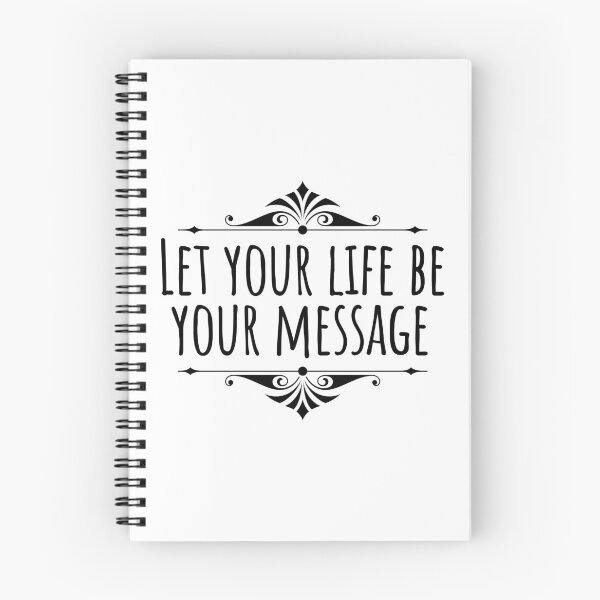 Item preview, Let Your Life Be Your Message - Inspirational Life Quote designed and sold by AlanPhotoArt.