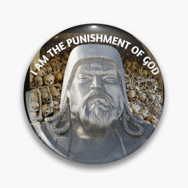 Item preview, Genghis Khan - I am the punishment of God designed and sold by DRJProds-Merch.