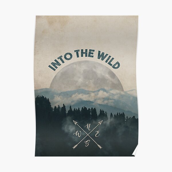 Into the Wild - Forest Art Poster