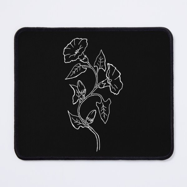 Item preview, September Birth Month Flower Morning Glory Floral Line Drawing designed and sold by Digi Artworks Store.