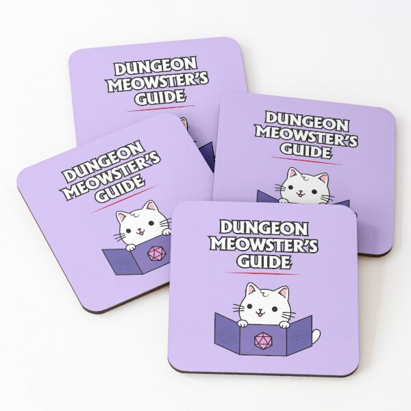 Item preview, Dungeon Meowster's Guide | DnD Dungeon Master Cat designed and sold by Cute N' Nerdy Shop.
