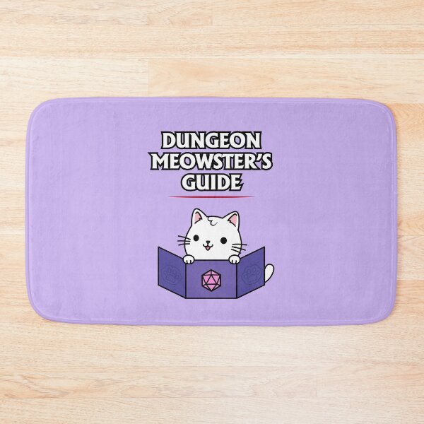 Item preview, Dungeon Meowster's Guide | DnD Dungeon Master Cat designed and sold by Cute N' Nerdy Shop.