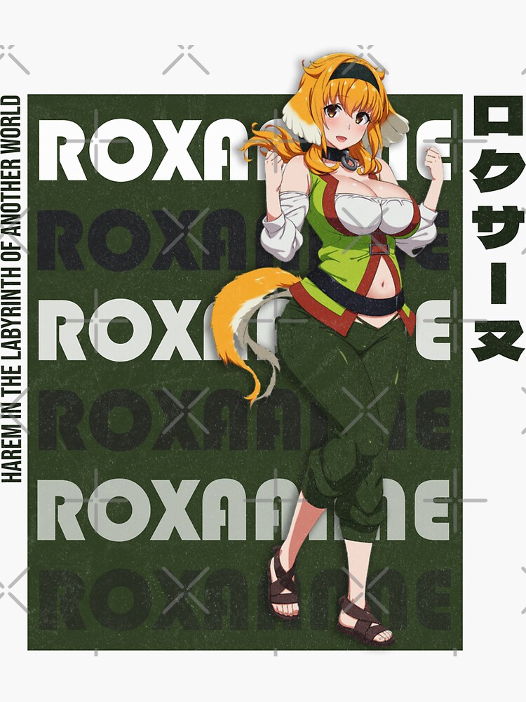 Roxanne Harem In The Labyrinth "Roxanne Harem in the Labyrinth of Another World" Sticker for Sale by