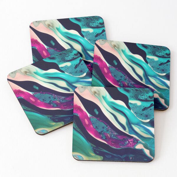 Item preview, abstract color fluid designed and sold by artOuterspace.