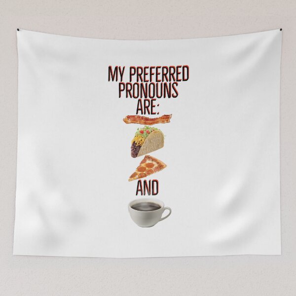 Item preview, Preferred Pronouns  designed and sold by DeusExMachina1.