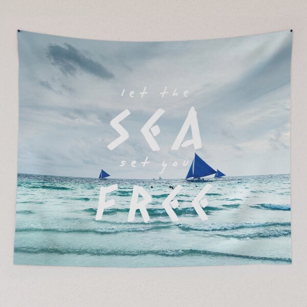 Item preview, Let The Sea Set You Free designed and sold by SarahSison.