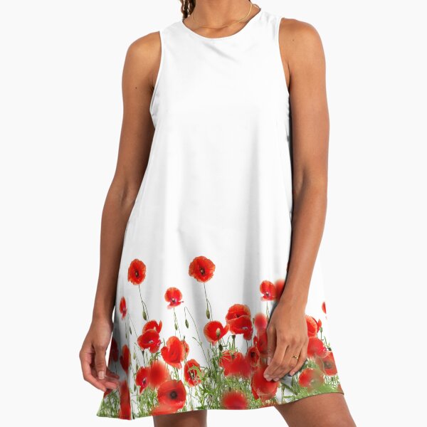 strapless open back dress Red Floral Chain Stripes Mini Dress – FARM Rio