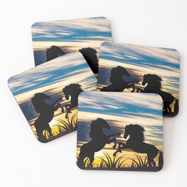 Item preview, Horses Sunset Ride N5 designed and sold by iziskosmos.