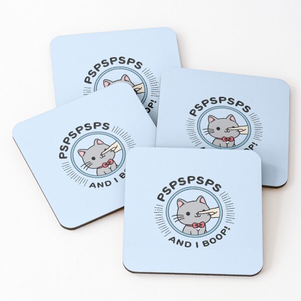 Item preview, Pspspsps and I Boop! | Boop the Snoot Cat Meme designed and sold by Cute N' Nerdy Shop.