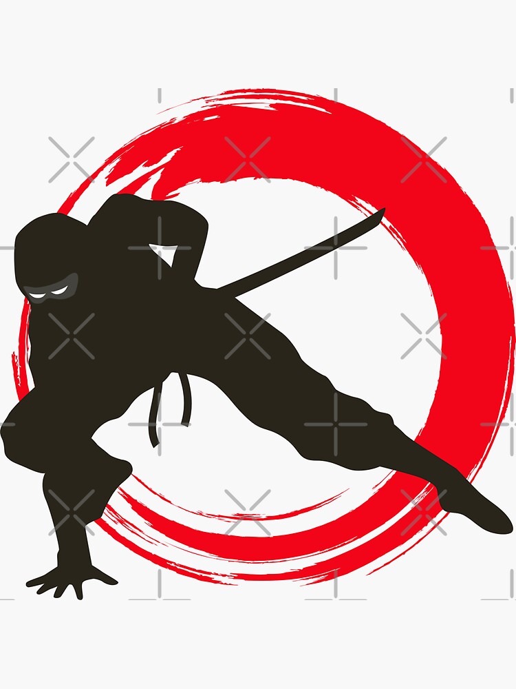 Ninja Samurai Katana Attack Pose Stock Photo 1286380507 | Shutterstock