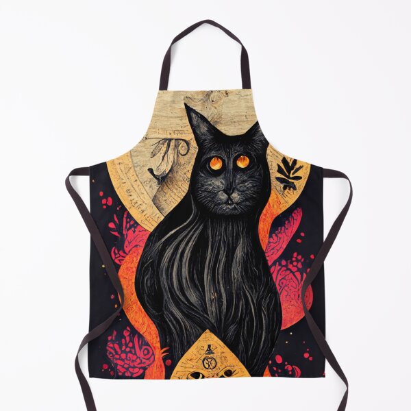 Item preview, Halloween Cat Retro Occult Look designed and sold by culturestash.