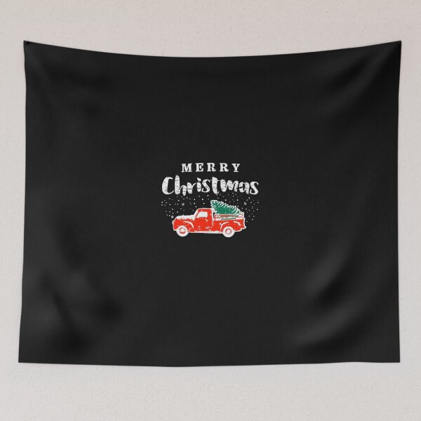 Item preview, Merry Christmas Truck With Tree designed and sold by lovecutething.