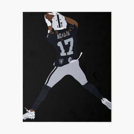 Davante Adams Alternate Jersey Art Board Print for Sale by