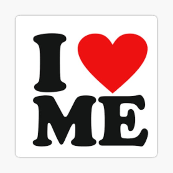 Aperçu de l'œuvre J'aime moi-même créée et vendue par sally .com.