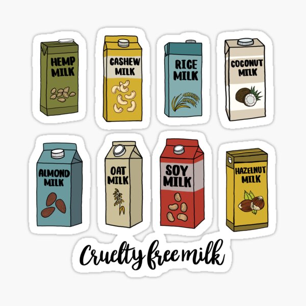 Vista previa del artículo con la obra «Alternativas de leche», diseñado y vendido por NicoleHarvey.