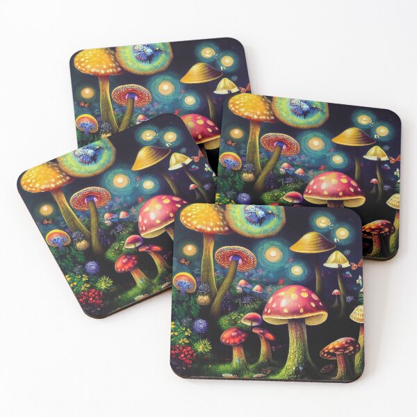 Item preview, Whimsical Magic Mushroom Forest designed and sold by The Oracle of Surrealism Sublime Consciousness.