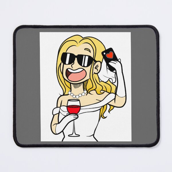 Item preview, bride at her wedding ery happy taking a selfie designed and sold by Revonda Codjoe.