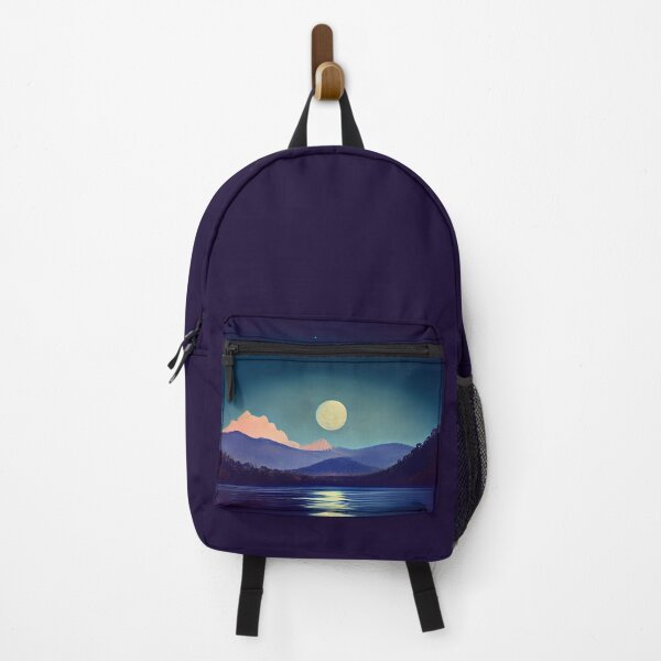 Item preview, The moon over blue mountains designed and sold by etherElric.