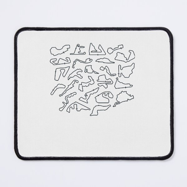 Item preview, Formula 1 Circuits Pattern designed and sold by MollieWeisbe.