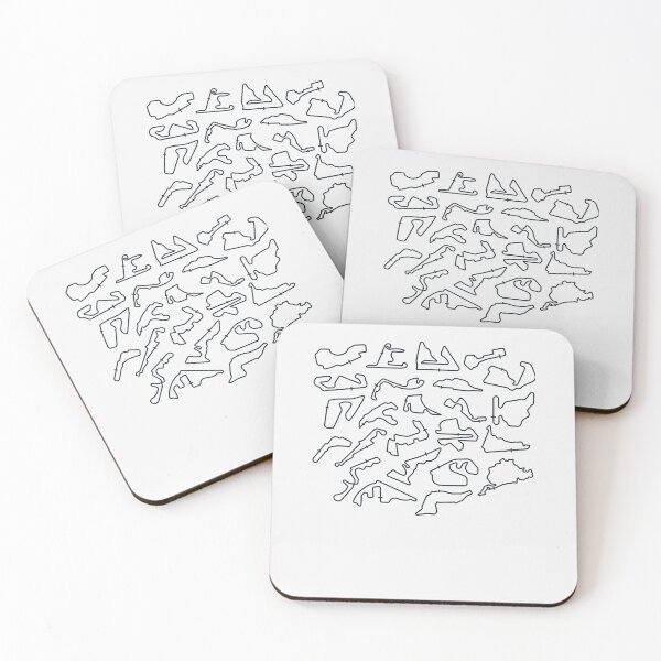 Item preview, Formula 1 Circuits Pattern designed and sold by MollieWeisbe.