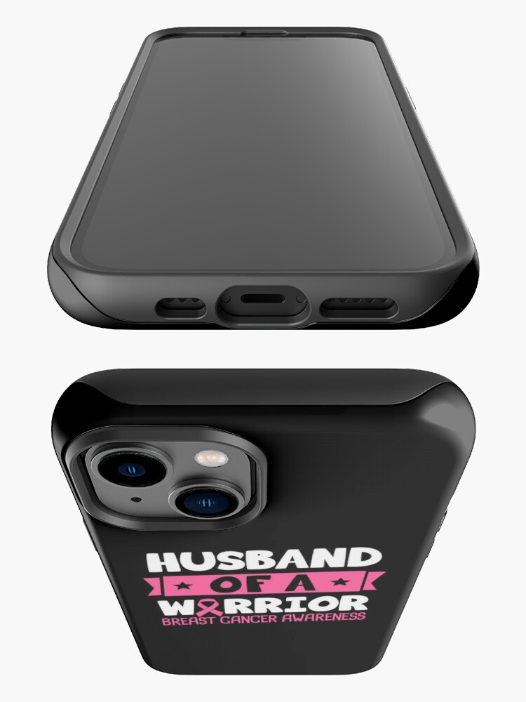 Disover Husband Of A Warrior Breast Cancer Awareness iPhone Case